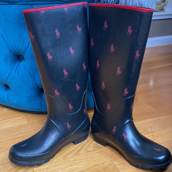 Ralph Lauren Polo Rain Boots - Picture 3 of 11